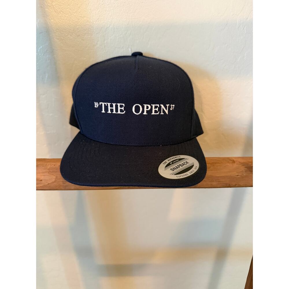 The Open 1937 Classic Collection Snapback Hat Navy Golf Cap Adjustable